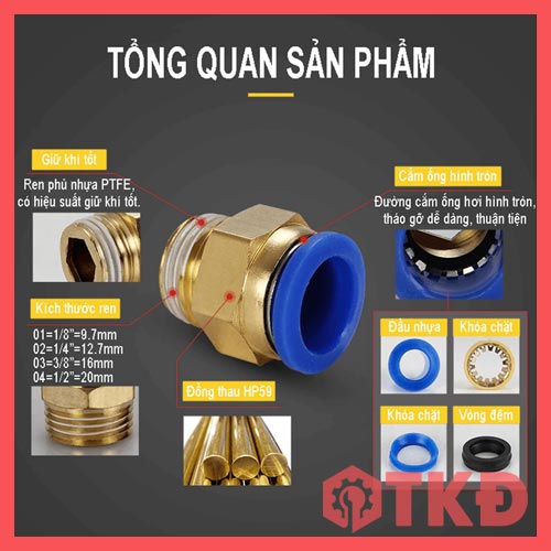 co nối khí nén pc