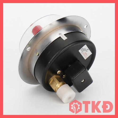 đồng hồ áp suất có chỉnh 3 kim chân sau