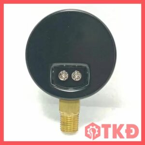 đồng hồ đo áp suất không dầu chân đứng