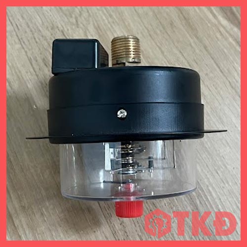đồng hồ đo áp suất có chỉnh 3 kim chân sau 5