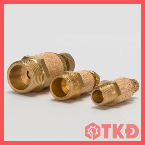 giảm âm khí nén đồng có chỉnh besl 4