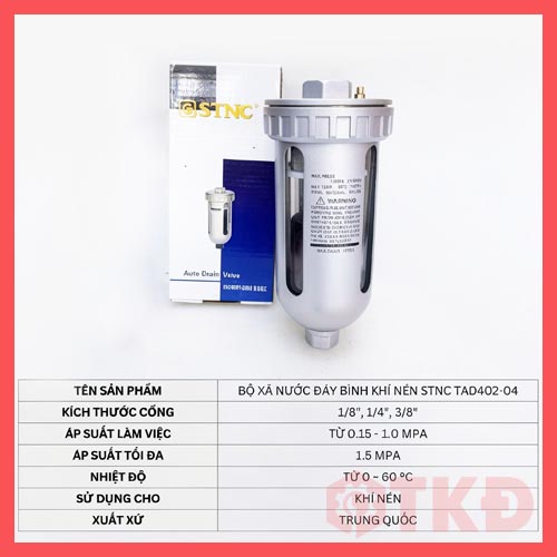 bộ xả nước tự động stnc tad402-04 6
