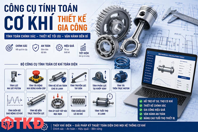 Công cụ tính toán Cơ khí - Thiết kế - Gia công Công cụ tính toán Cơ khí - Thiết kế - Gia công