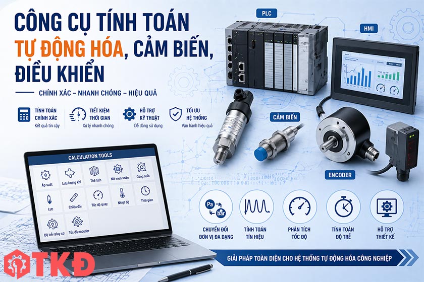 Công cụ tính toán Tự động hóa - Cảm biến - Điều khiển