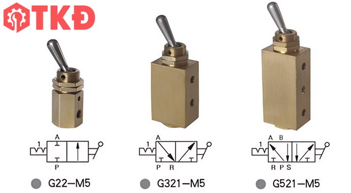 van cơ khí khí nén gạt tay stnc g22 g321 g521 van cơ khí khí nén gạt tay stnc g22 g321 g521