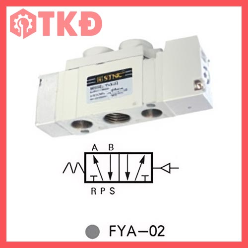 van khí nén điều khiển bằng khí stnc fya-02