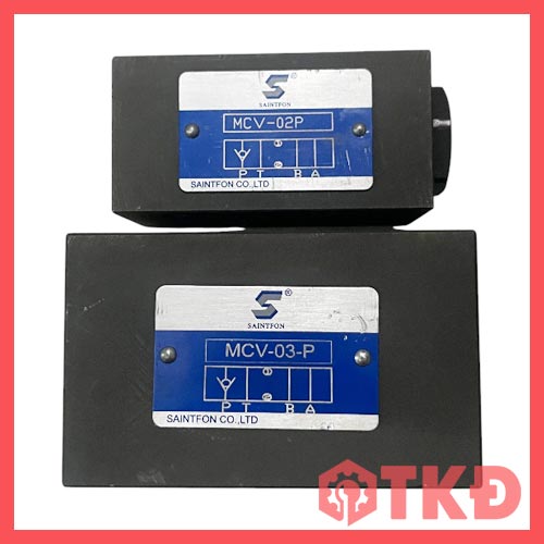 van 1 chiều thủy lực bắt đế mcv 10