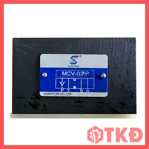 van 1 chiều thủy lực bắt đế mcv 16