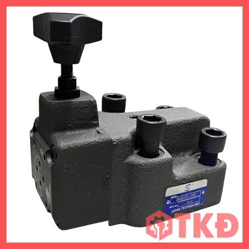 van chỉnh áp điện lắp hông bsg saintfon 12