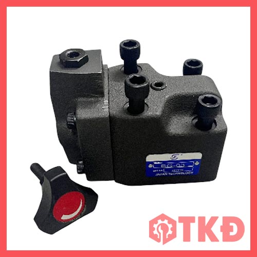 van tràn thủy lực bắt đế BG 13