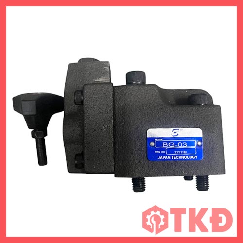 van tràn thủy lực bắt đế BG 2