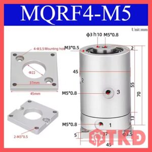 khớp nối xoay khí nén mqrf4-m5