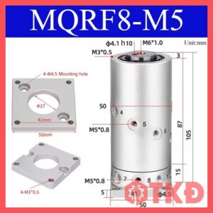khớp nối xoay khí nén mqrf8-m5