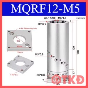 khớp nối xoay khí nén mqrf12-m5