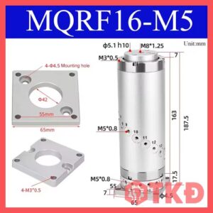 khớp nối xoay khí nén mqrf16-m5