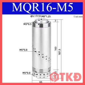 khớp nối xoay khí nén mqr16-m5