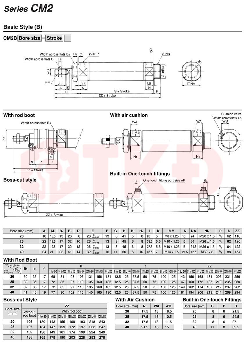 thông số kỹ thuật xi lanh khí nén mini tròn inox cdm2b 3 thông số kỹ thuật xi lanh khí nén mini tròn inox cdm2b 3