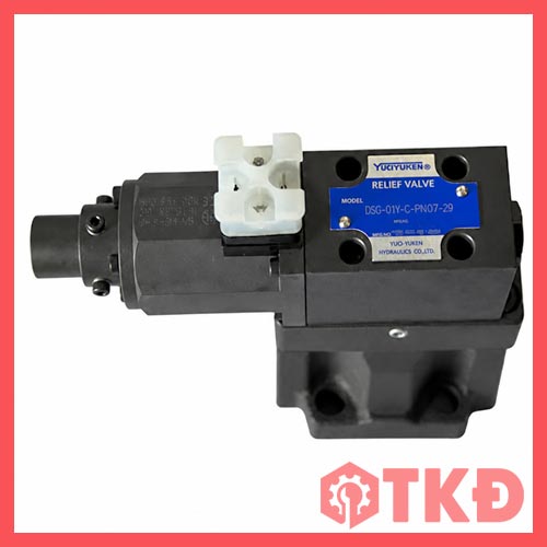 van tỉ lệ điều khiển áp suất thủy lực lắp đế yuci yuken ebg 5