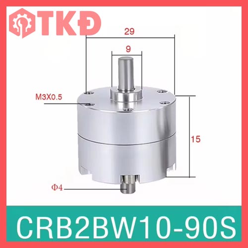 xi lanh khí nén dạng cánh gạt CRB2BW10-90S