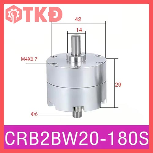 xi lanh khí nén dạng cánh gạt RB2BW20-180S
